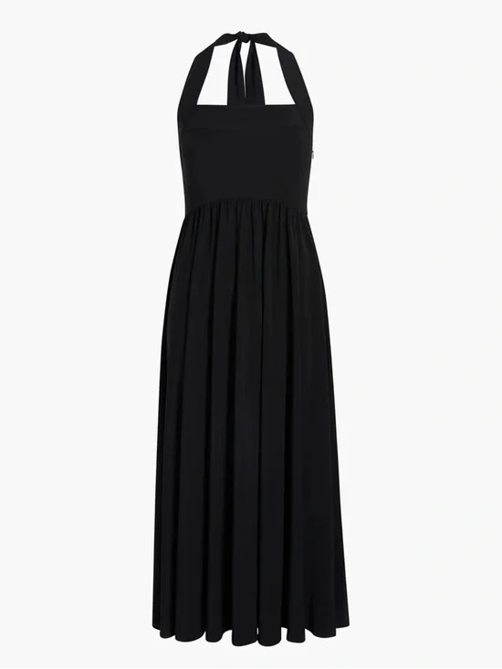 Hill house The Fleur Midi Dress black XL - Picture 4 of 13
